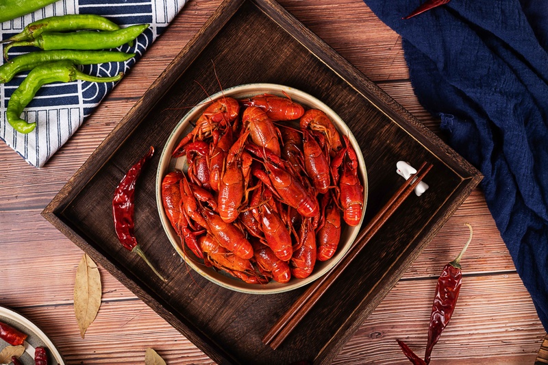 麻辣小龙虾美食