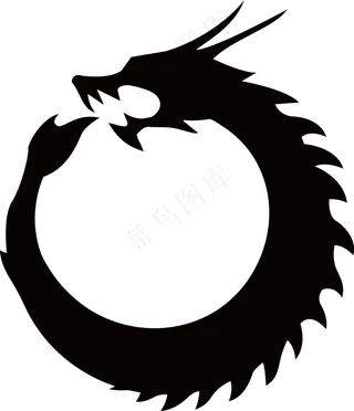 中国风金色龙元素古风水墨龙png免抠透明素材装饰图片PS素材