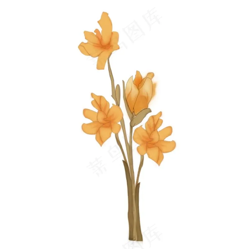干花1111psd模版下载