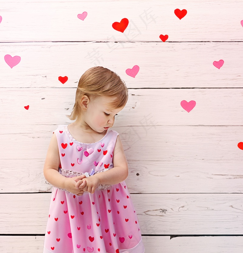 情人节可爱女孩