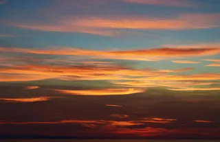 夕阳晚霞图片