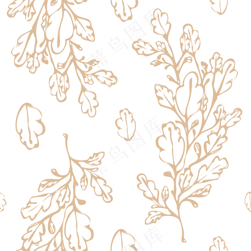 植物森系底纹