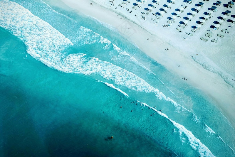 碧海银沙休闲时光