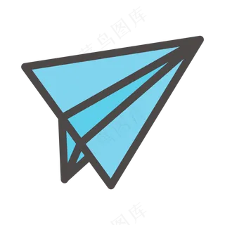 卡通手绘箭头纸飞机PNG免抠元素图片海报背景儿童装饰漂浮