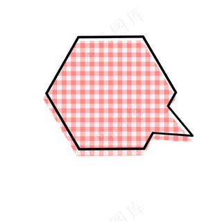 卡通聊天对话方框气泡可爱边框PNG透明免抠装饰图案 PS设计