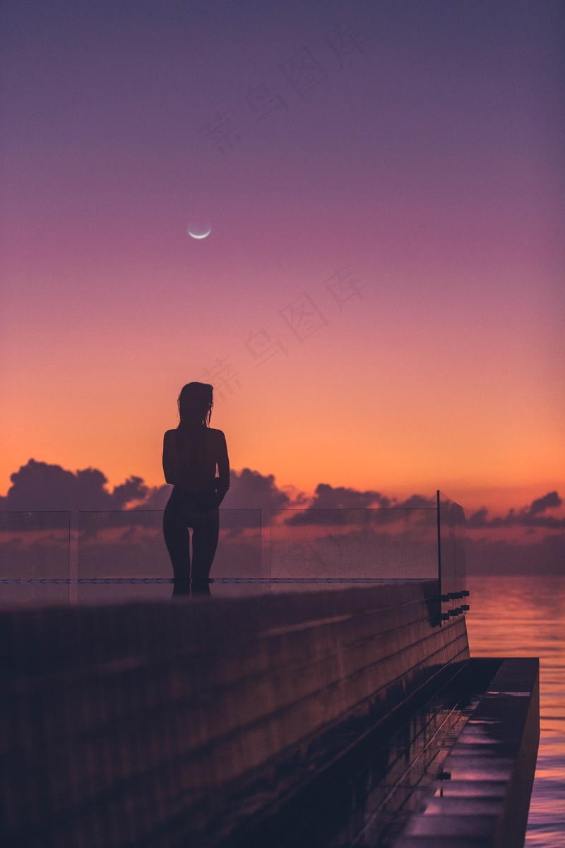 夕阳晚霞图片