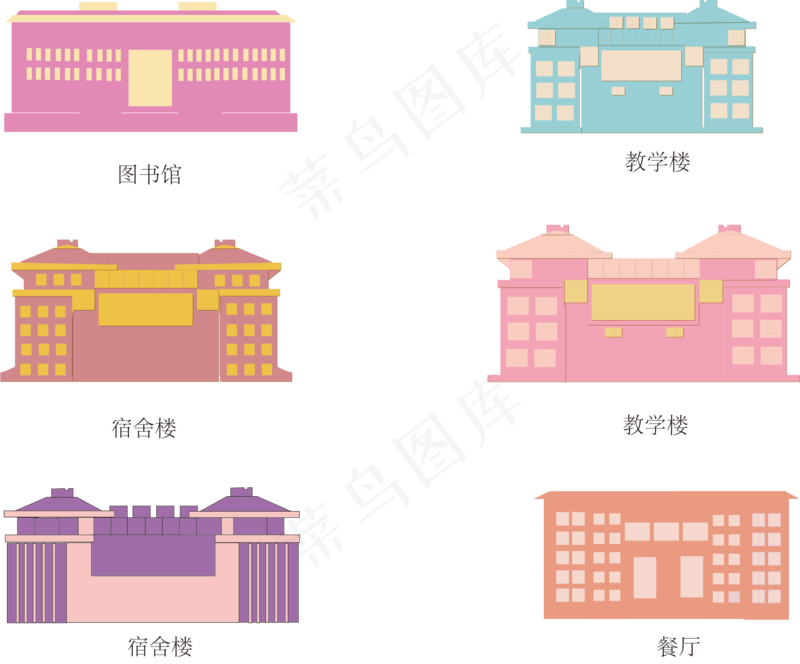 六个建筑设计