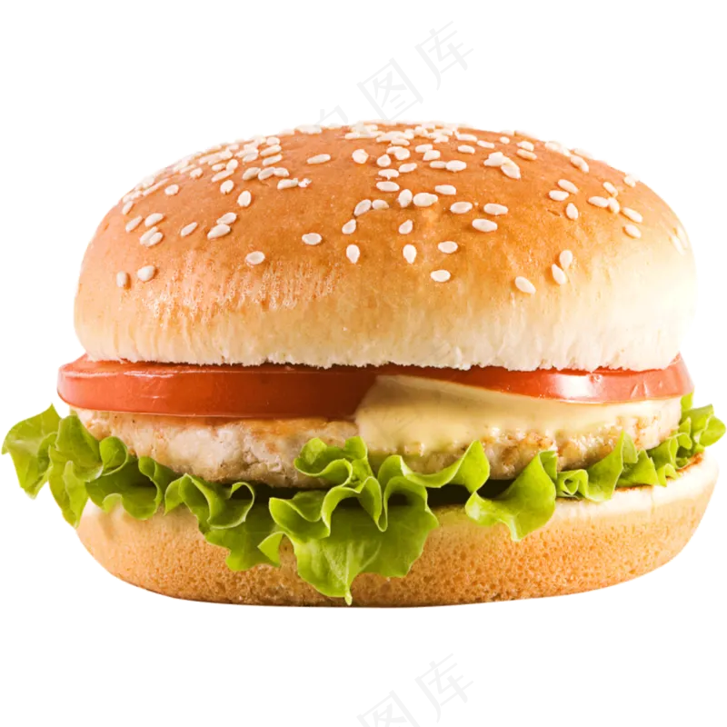 免抠汉堡素材
