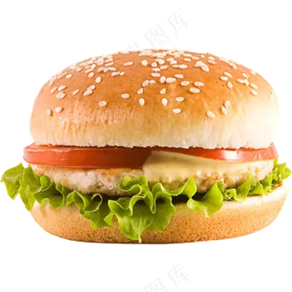 免抠汉堡素材
