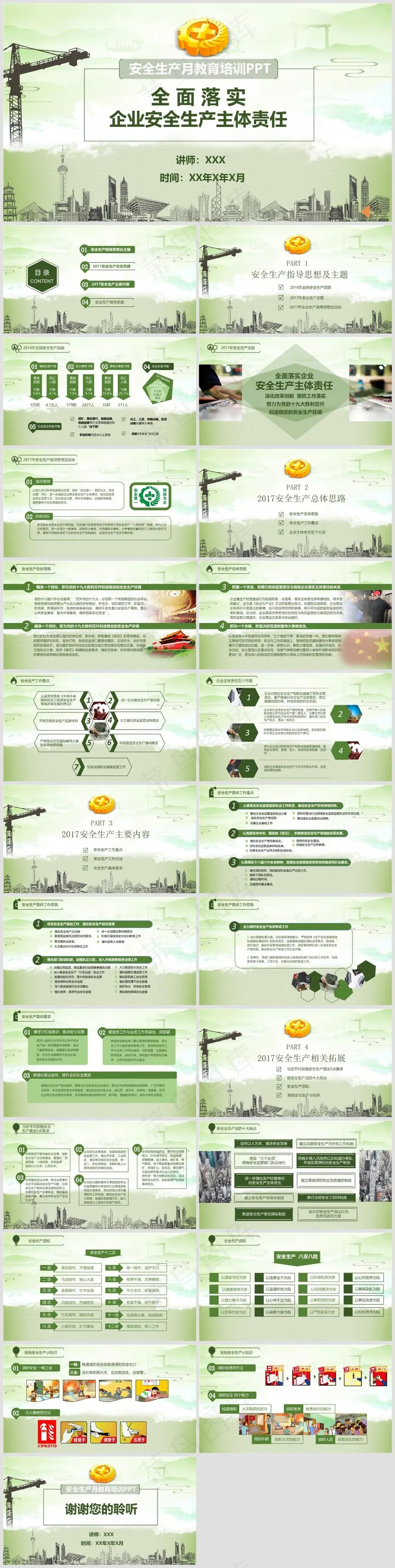 安全生产丨安全教育培训丨员工培训丨三级教育丨安全文化丨PPT课件026