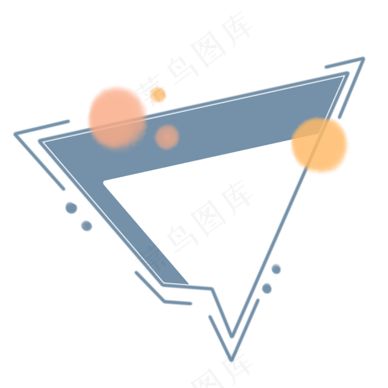 卡通聊天对话方框气泡可爱边框PNG透明免抠装饰图案 PS设计