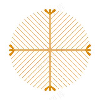 日系和风免扣复古图案元素 (201)