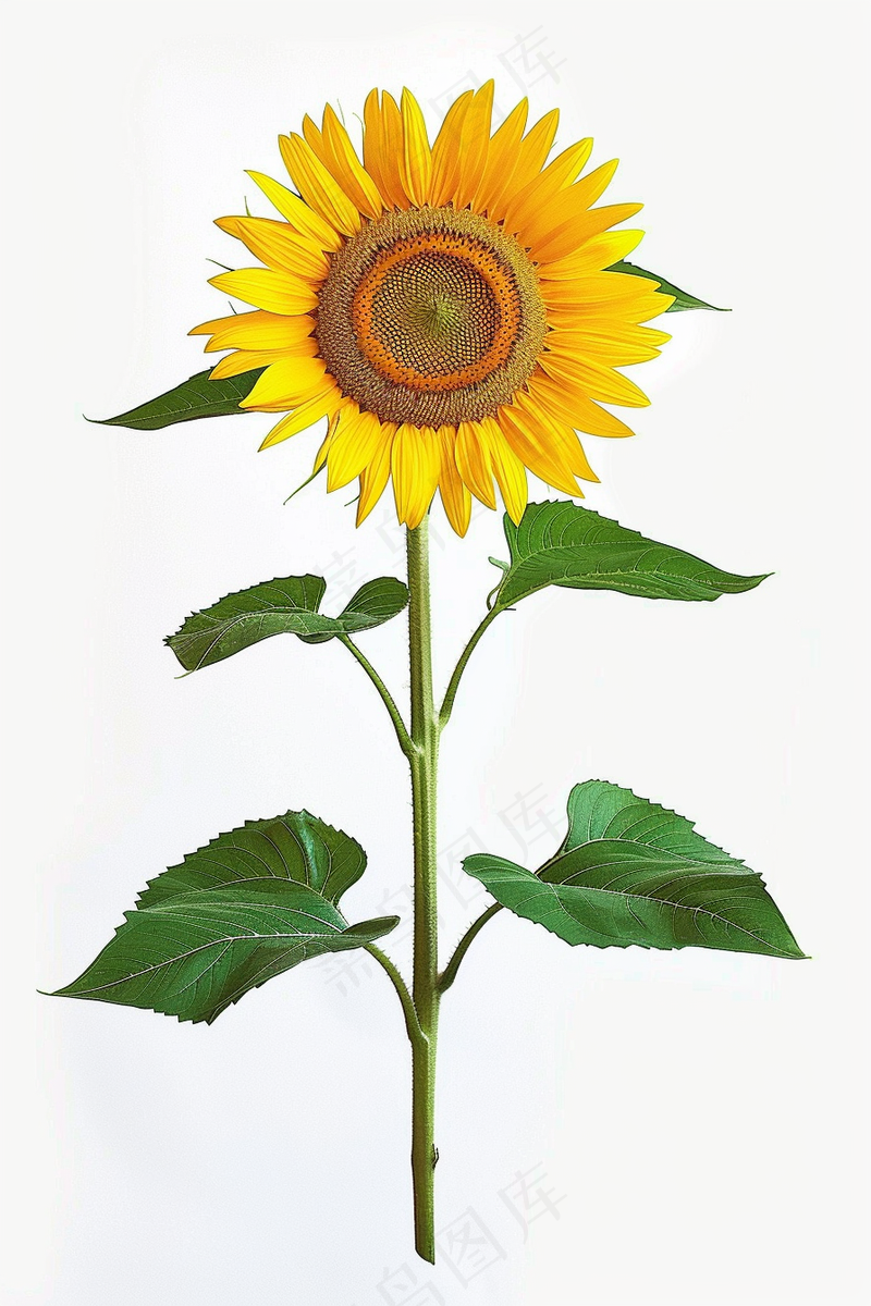 向日葵向阳鲜花摄影图(2688x4032)
