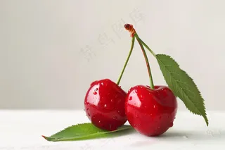 车厘子樱桃水果摄影图