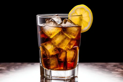 柠檬冰红茶饮品