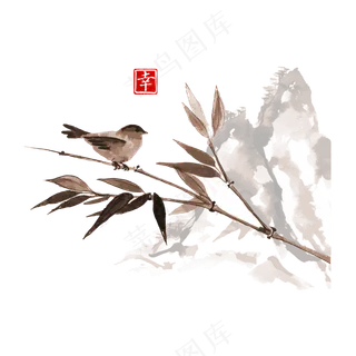 新中式水墨山水画188