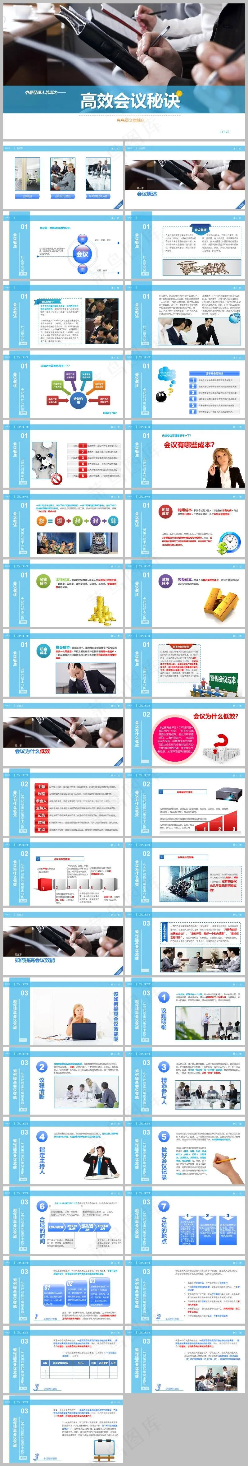 高效会议开会秘诀PPT培训课件 高效会议开会秘诀PPT培训课件