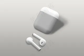 耳机可贴图样机效果图预览源文件