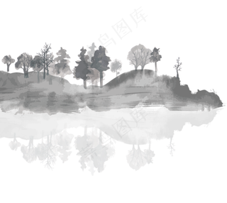 新中式水墨山水画39