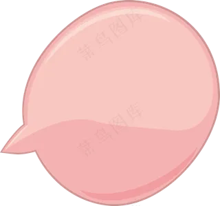 卡通聊天对话方框气泡可爱边框PNG透明免抠装饰图案 PS设计