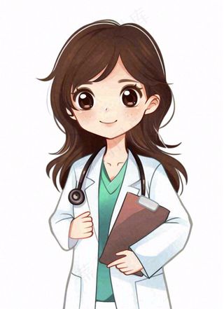 医生护士医务工作者卡通插画免抠