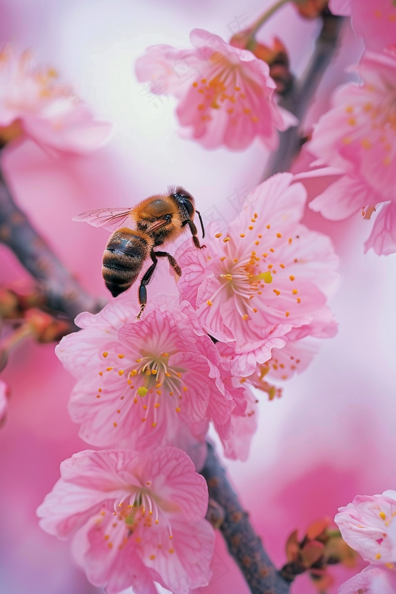 春日樱花花朵摄影图(2688x4032)