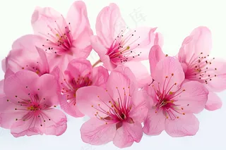 春日樱花花朵摄影图