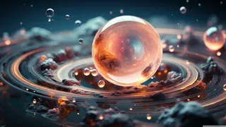 AI球体量子宇宙高清壁纸