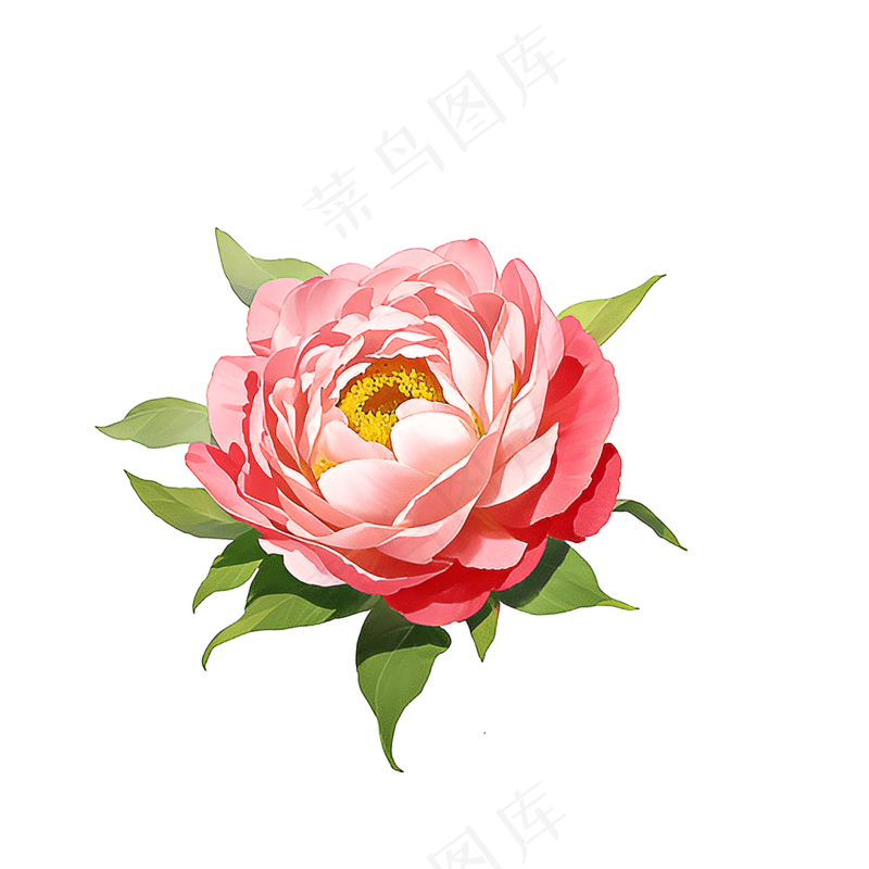 粉色花朵桃花玫瑰免抠素材90