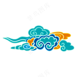 中国风祥云92免扣素材