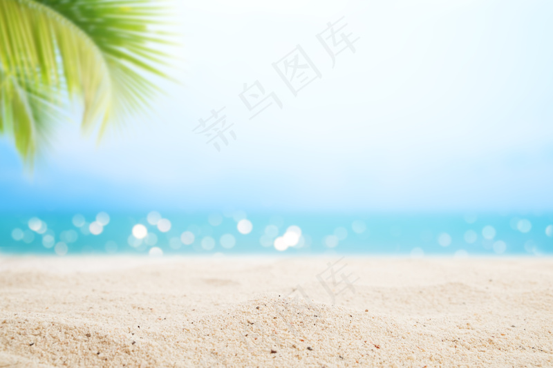 大海沙滩图片