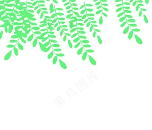 手绘卡通叶子