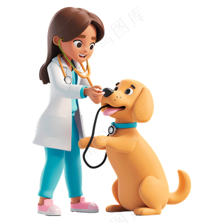 免抠卡通医生人物