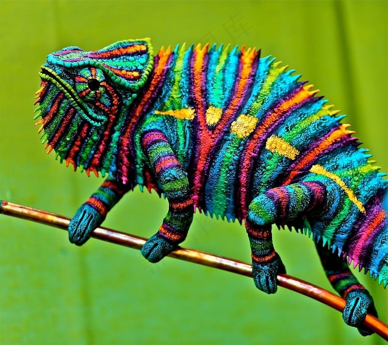 变色龙、爬行动物摄影图片