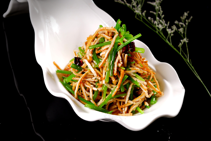麦芹拌豆腐 丝  13元