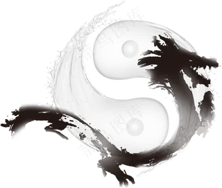 中国风金色龙元素古风水墨龙png免抠透明素材装饰图片PS素材