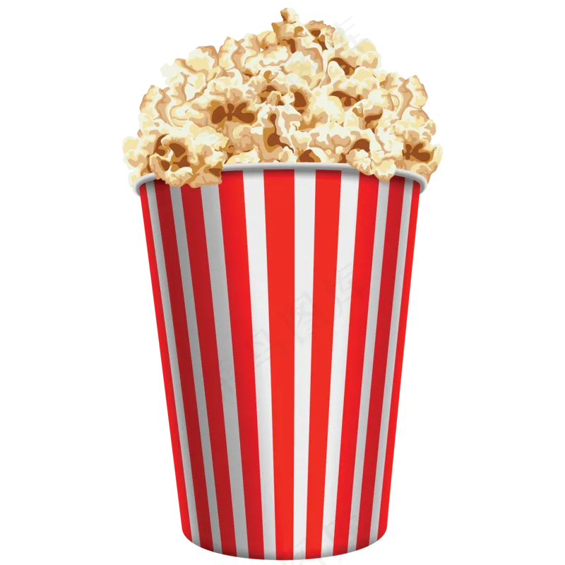 免抠超大杯爆米花