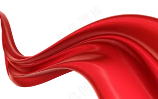 红色彩带免扣