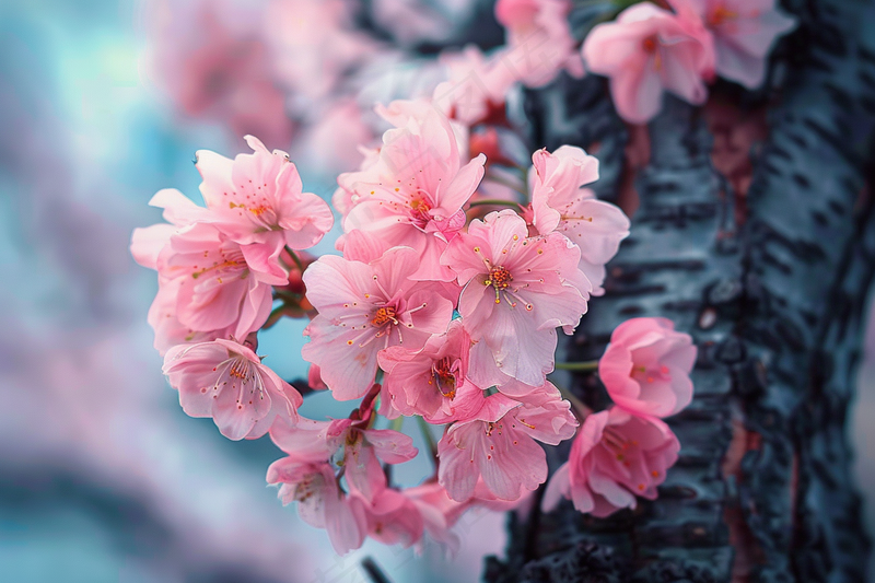 春日樱花花朵摄影图(4032x2688)