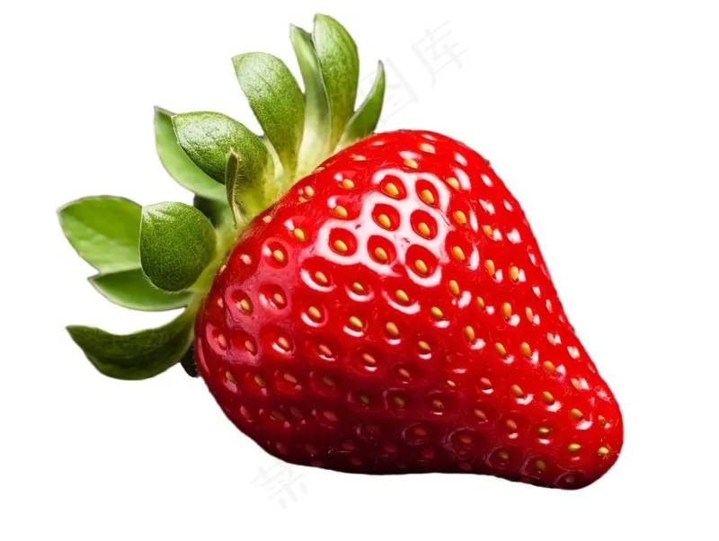 新鲜草莓红色免抠(1232x928)