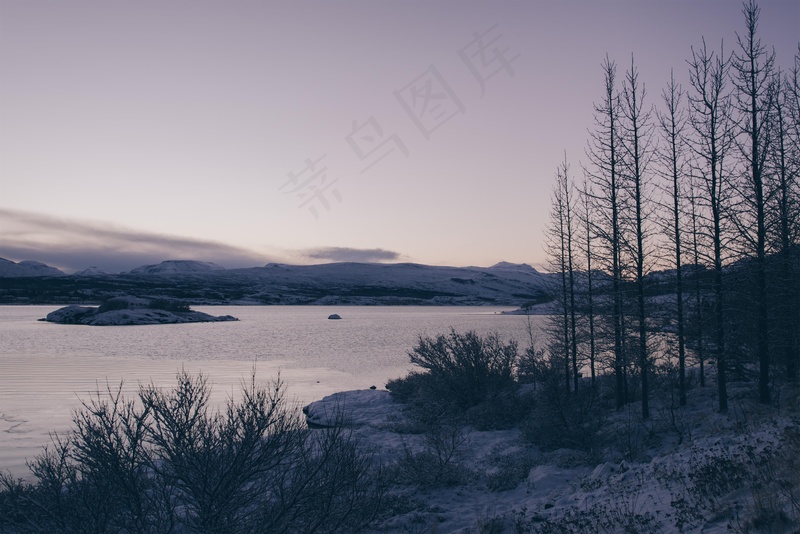 湖光山色图片