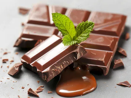 巧克力薄荷摄影图 巧克力薄荷摄影图