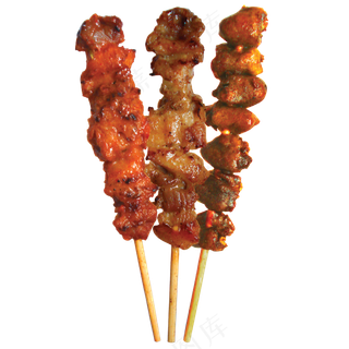 免抠孜然烧烤羊肉串