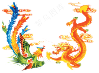 中国风金色龙元素古风水墨龙png免抠透明素材装饰图片PS素材