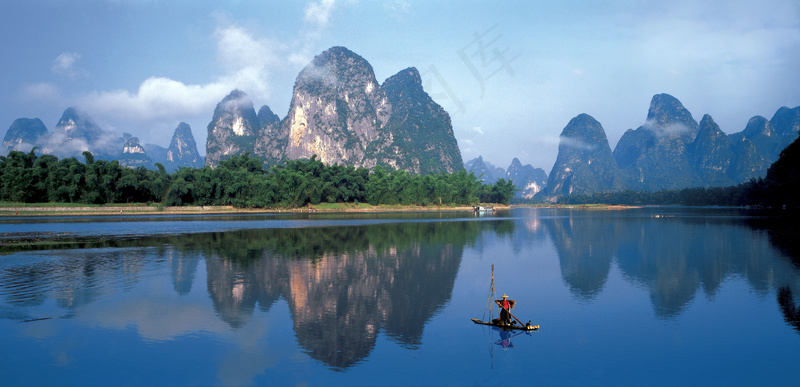 湖光山色图片