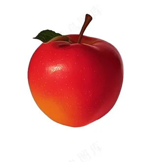 苹果红色苹果水果卡通插画插图免抠