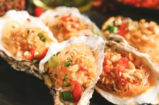 麻辣炭烤生蚝粉丝