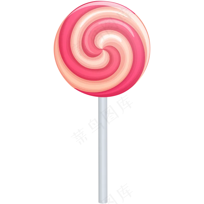 免抠粉色棒棒糖