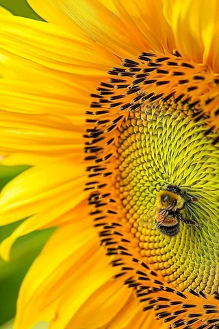 向日葵向阳鲜花摄影图