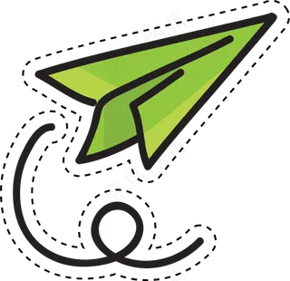 卡通手绘箭头纸飞机PNG免抠元素图片海报背景儿童装饰漂浮